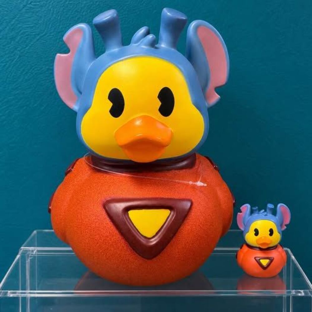 Disney Stitch Space Suit Rubber Duck Figure